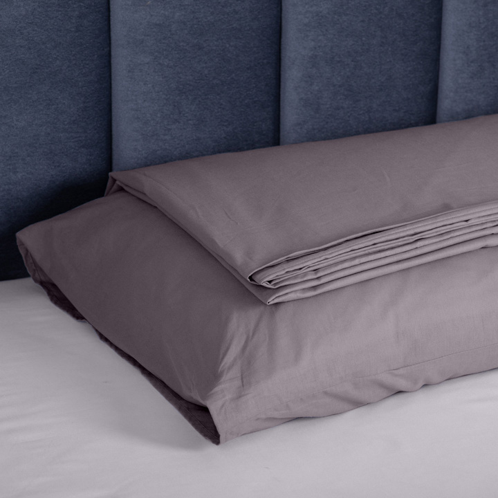 Комплект постільної білизни Mono 1.5 тауп Luna