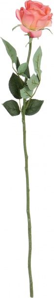 Рослина штучна Троянда лососева 68 см 18