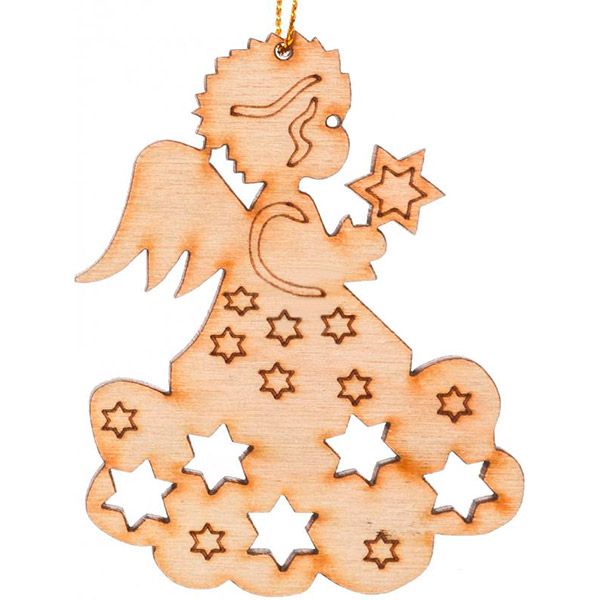 Украшение новогоднее Ангел 1022 7.5 см