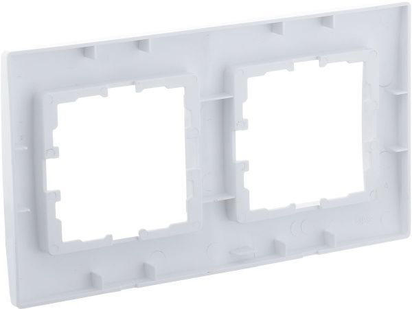 Рамка двомісна UP! (Underprice) One Plus горизонтальна білий 706-0200-147