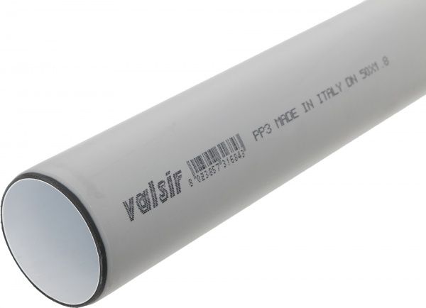 Труба каналізаційна ПП Valsir d50х1500 мм