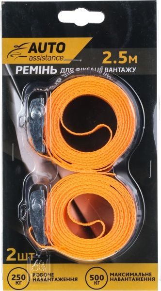 Стяжной ремень для багажа AH-001D-2 Auto Assistance 2 шт.