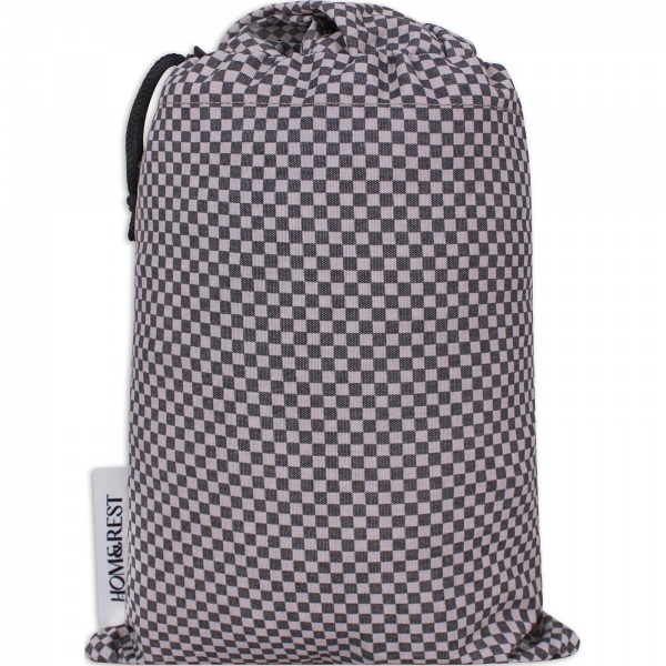 Чехол на кресло-кокон Home Rest серая шашка (80844)