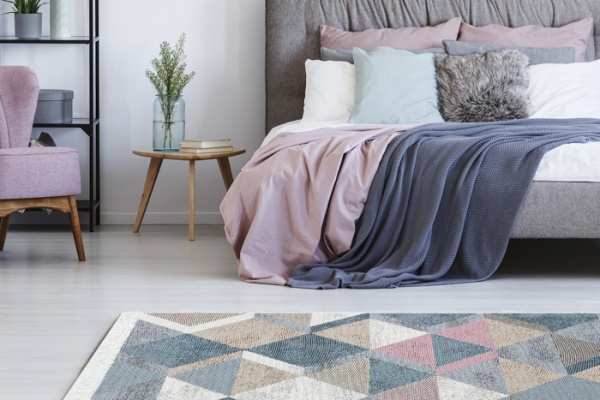 Килим Ekohali Arya AR 10 Blue Pink 120x180 см двосторонній 