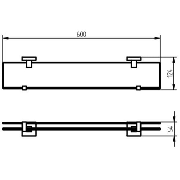 Полка Haceka Mezzo 403001