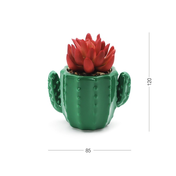 Декорация DH-FLOWERS-15 PINK/GREEN