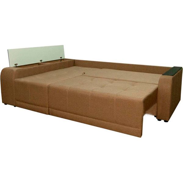 Диван кутовий Кедр ПЛЕЙН лівий (7) бежевий 2400x1700x880 мм