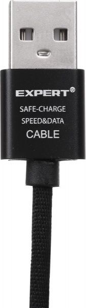 Кабель Expert Power Lightning – USBUSB Type-C – USBUSB – microUSB 1 м черный (EC-D01MLCBK) 3-в-1