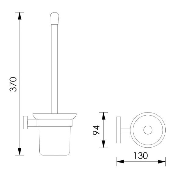 Ершик для унитаза Imprese Valtice 150320