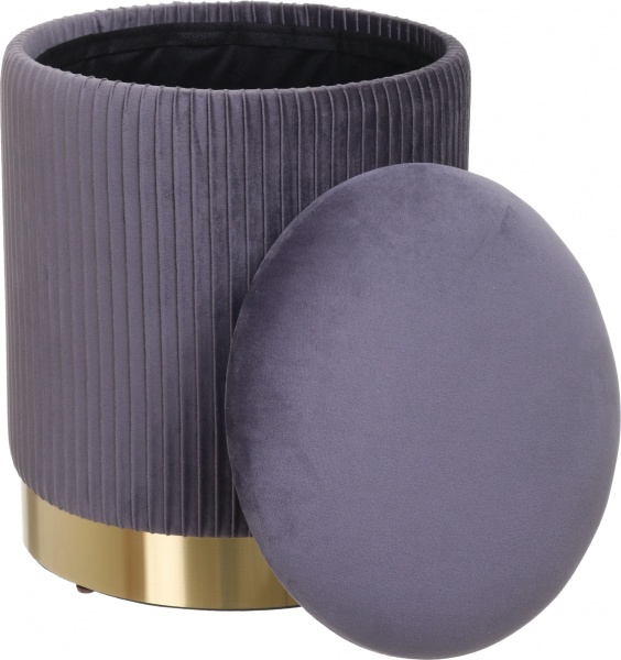 Скриня-пуф Francis темно-сірий 31,5х31,5х38 см 