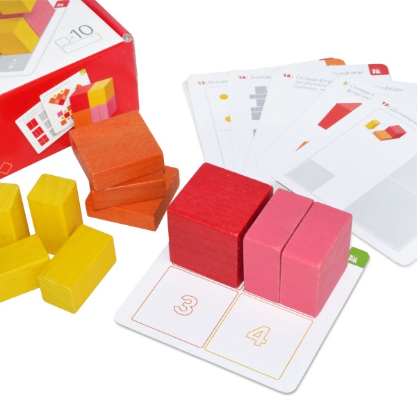 Набір навчальний Igroteco Логічні кубики Частини і ціле 900460