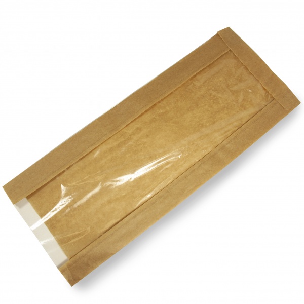 Пакет паперовий Petruzalek 17x6х43 кор. / вікон.перф.120 мм / 500 шт. 1005705