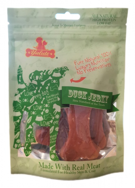 Снеки Yalute Foods утка и банан 100 г DU-43