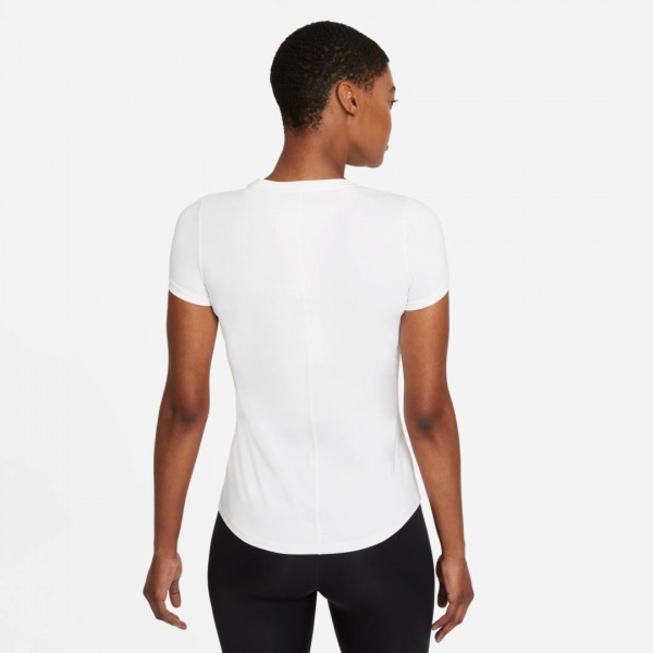 Футболка Nike W NK ONE DF SS SLIM TOP DD0626-100 р.S белый