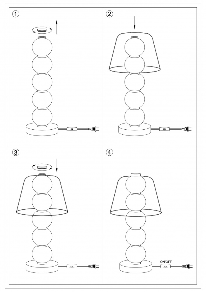 Настільна лампа Sensio LED Chinon 16 Вт хром ALPL-PLA13