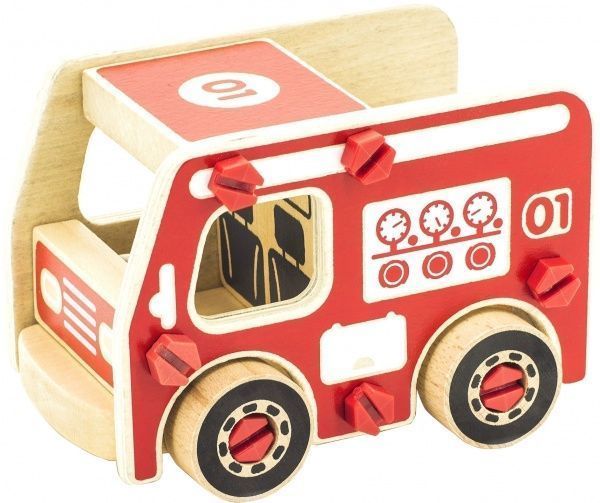 Конструктор Іграшки з дерева Пожежна машина Д430