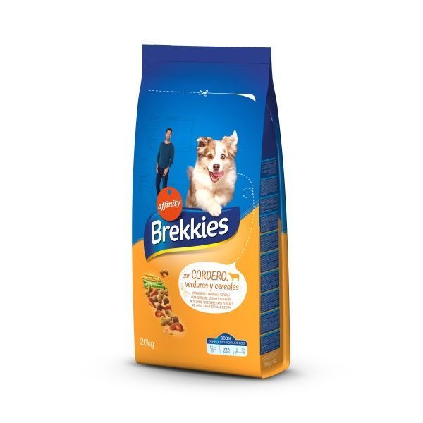 Корм Brekkies для собак с ягненком и рисом 20 кг