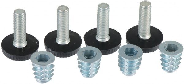 Меблева ніжка DC регулируемая М6 с муфтой 