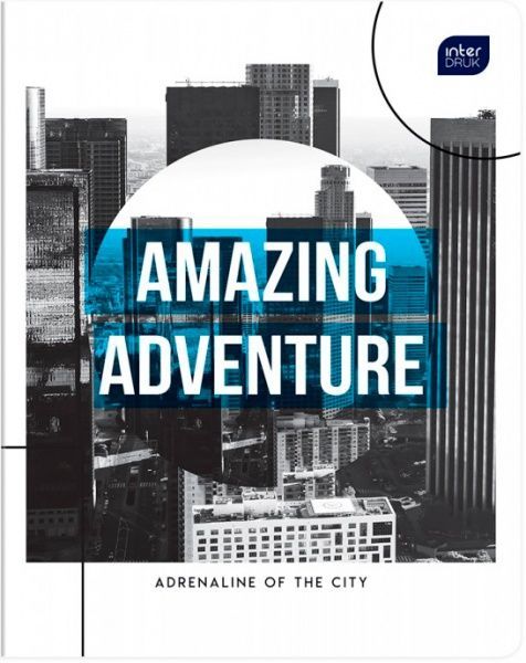 Зошит шкільний 32 аркуша в лінію Premium Mix в асортименті InterDRUK