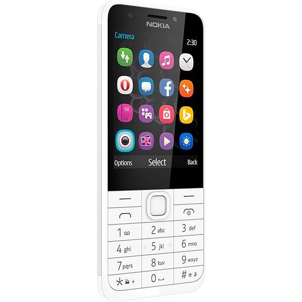 Телефон мобильный Nokia 230 silver (A00026972)