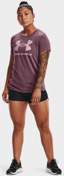 Футболка Under Armour Live Sportstyle Graphic SSC 1356305-554 р.XL фіолетовий
