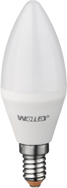 Лампа світлодіодна Wolta 8 Вт C37 матова E14 220-240 В 3000 К 25YC8E14 