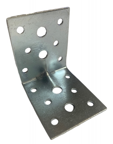 Кутник монтажний оцинкований B&G рівносторонній 60x60x50 мм 1,9 мм