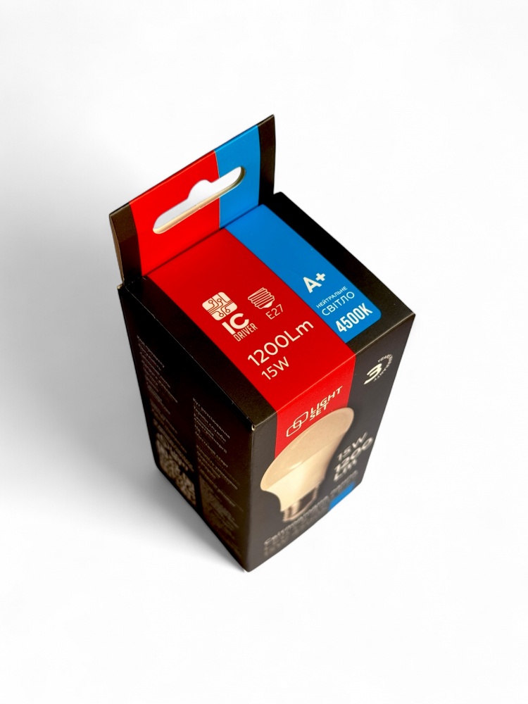Лампа світлодіодна LIGHT SET LS 15 Вт A60 E27 220 В 4500 К