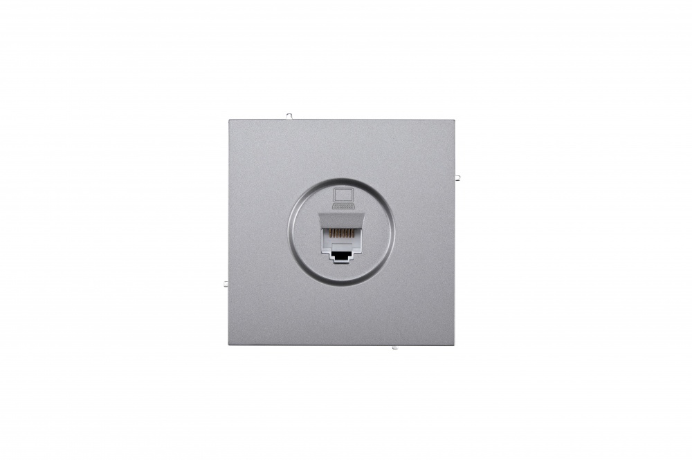 Механизм розетки компьютерная HausMark Juna IP20 серый 7041-3588-139