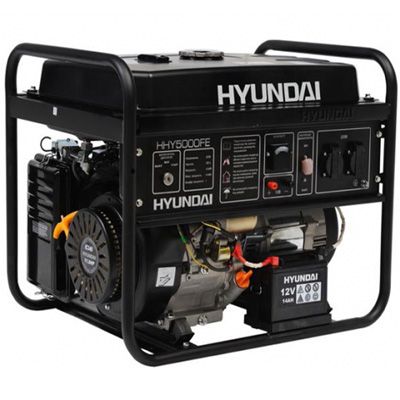 Бензогенератор Hyundai HHY5000FE — фото 1
