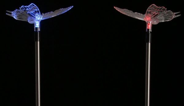 Світильник на сонячній батареї Expert ELW-VK018J-RGB 2 шт. 0,06 Вт IP44 чорний 