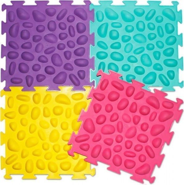 Коврик-пазл Ridni Relax массажный 4 пазла RD-STONE-4