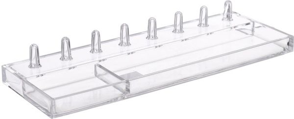 Органайзер настільний 28.3x16.5x17 см прозорий Qiaofeng SF-2197