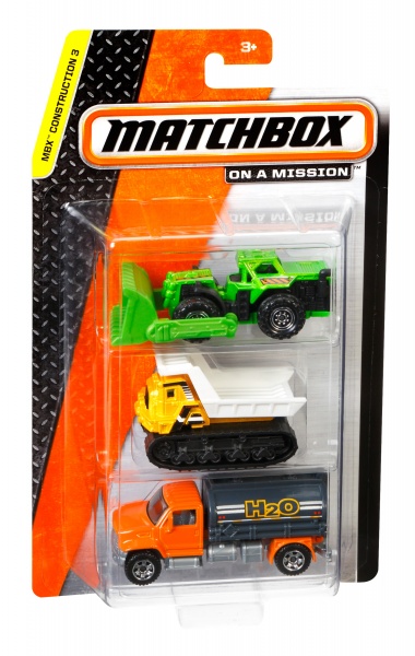 Набір машинок Matchbox Подарунковий 3 шт. 1:64 C3713