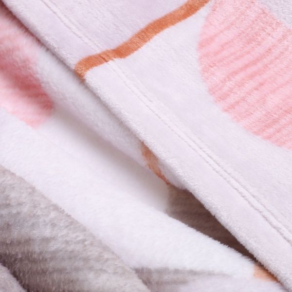 Плед мікрофібра Frannel 220x200 см рожевий La Nuit 