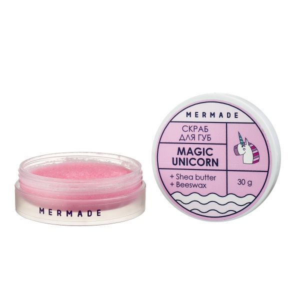 Пілінг-скраб для губ Mermade Скраб для губ MERMADE Magic Unicorn 30 гр