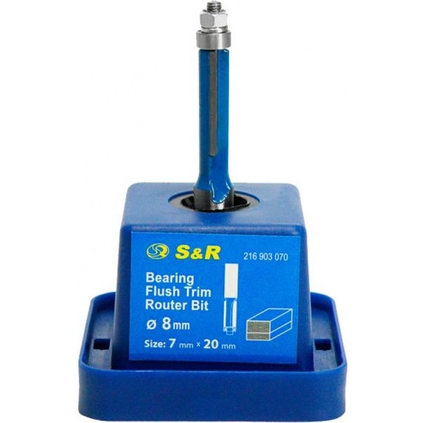 Фреза кромкова з підшипником циліндрична S&R 