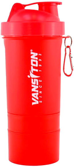 Шейкер 500 мл красный 698212 AW2324 Vansiton