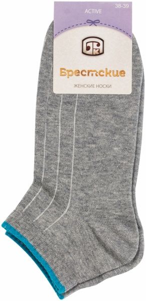 Носки БЧК ACTIVE укороченные р. 25 серый 