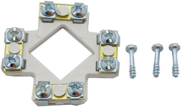 Коробка розподільча  Simet 85x85x40 IP44 з клемами 4x2,5 поліпропілен PH