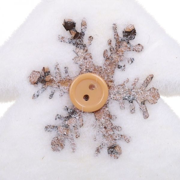 Елочная игрушка елка Снежинка SDK1713W 13 см 