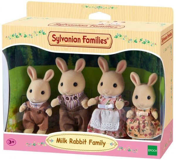 Игровой набор Sylvanian Families Семья Молочных Кроликов 