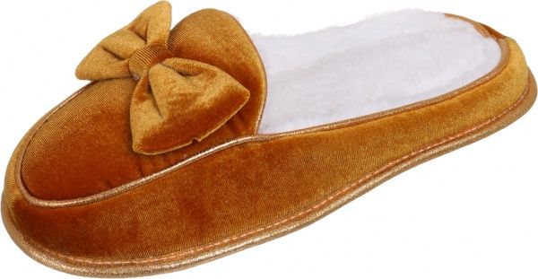 Тапки домашние La Nuit Велюр р. 40/41 горчичный 