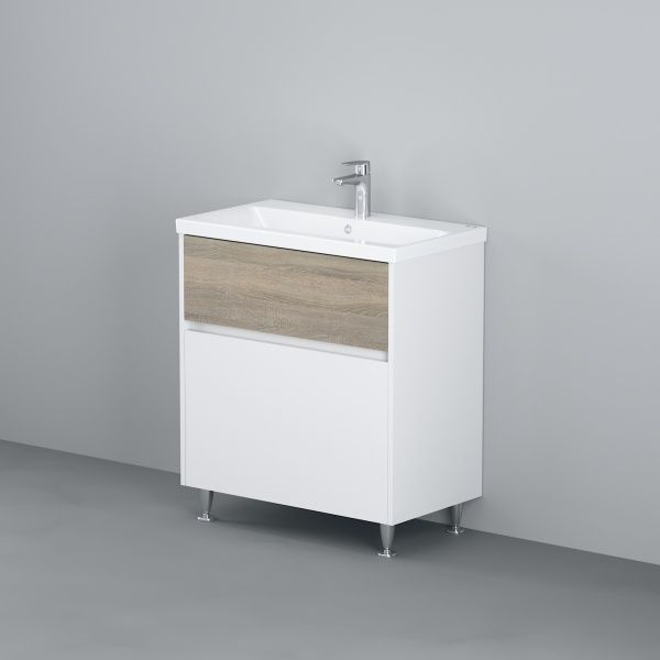 Тумба на ніжках AM.PM M91-FSX0752-WC0752WF38GEMS 75смбілийглянець/дерево