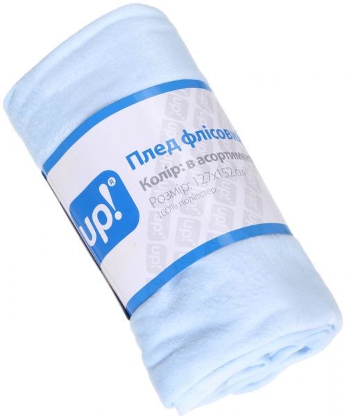 Плед Polar флисовый 127x152 см в ассортименте UP! (Underprice) 