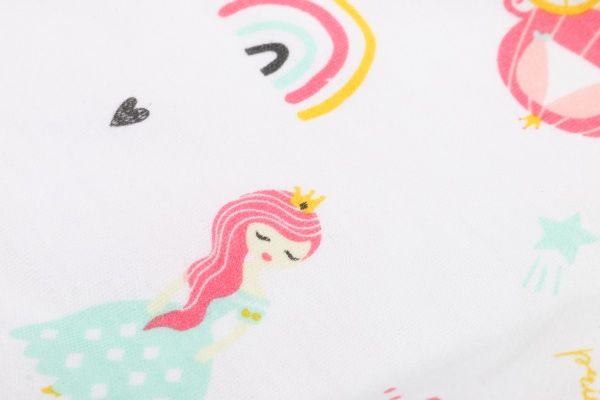 Ползунки ТМ Софія Princess р.62 молочныйс рисунком 222162 