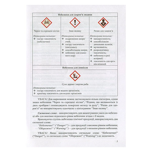 Книга Валентина Толмачова «Хімiя. 7-11 клас Маркування хімічних речовин та хімічної продукції» 978-966-634-858-9