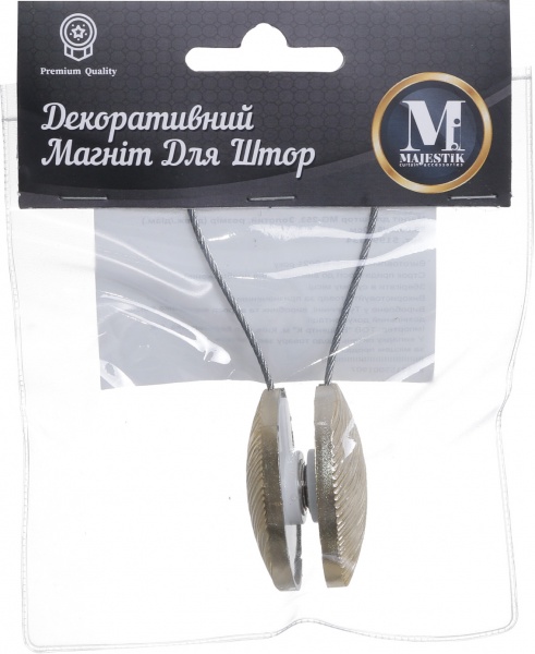 Магнит для штор MG-253 золотой Majestic