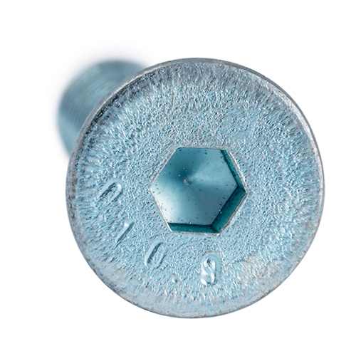 Винт мебельный с плоской головкой и внутр. шестигр. оцинкованный DIN 7991 6x25 6 шт