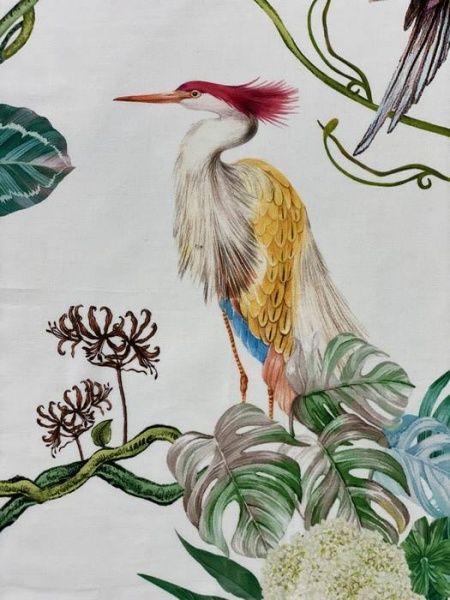 Комплект постельного белья Райские птицы евро зеленый Word of Dream 